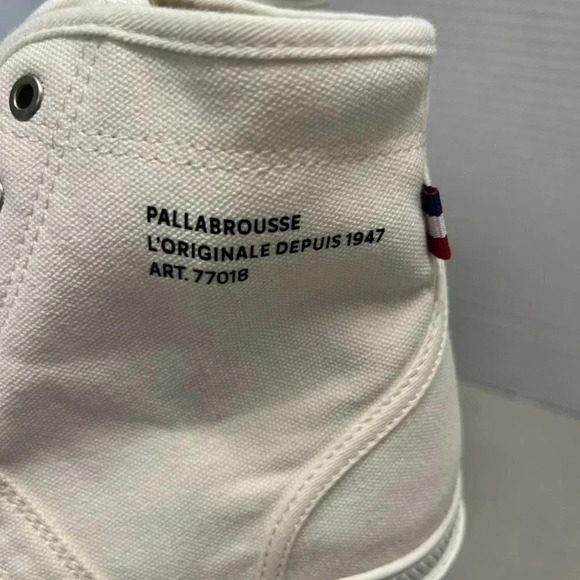 PALLADIUM HIGH TOP CANVAS CLEAT SNEAKERS MENS SIZE 10 - Picture 3 of 5